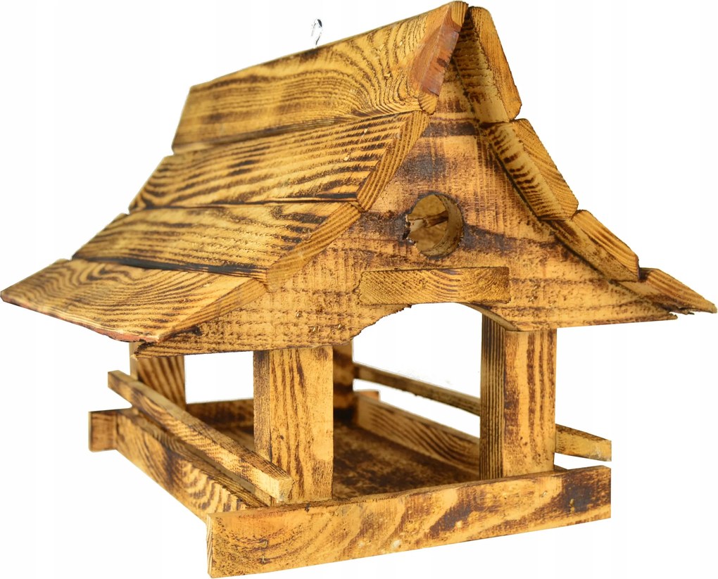 Fából Készült Madáretető Zakopanei Tűzifából Nagy