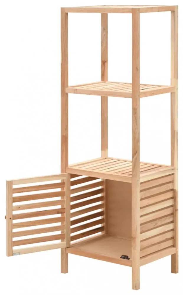 tömör diófa fürdőszobai tárolószekrény 39,5 x 35,5 x 123 cm