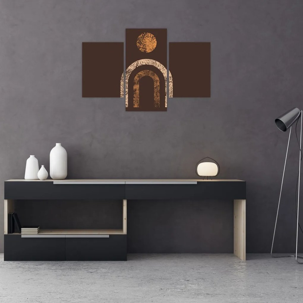 Kép - Narancssárga ívek N⁰1 (90x60 cm)
