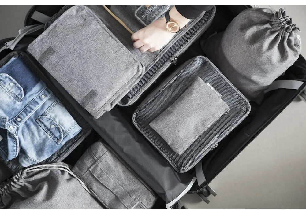 Textil rendszerező készlet utazáshoz 2 db-os – Bigso Box of Sweden