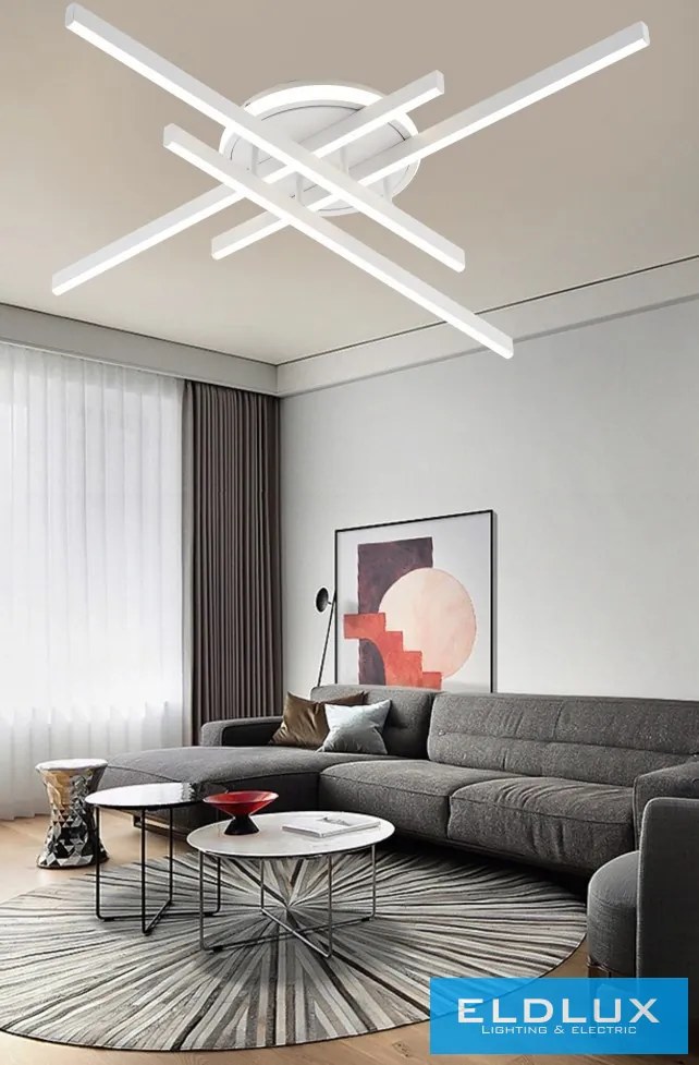 UNIVERSO Mennyezeti lámpa 45w 3600lm 4000K IP20 fehér 640x640x110mm