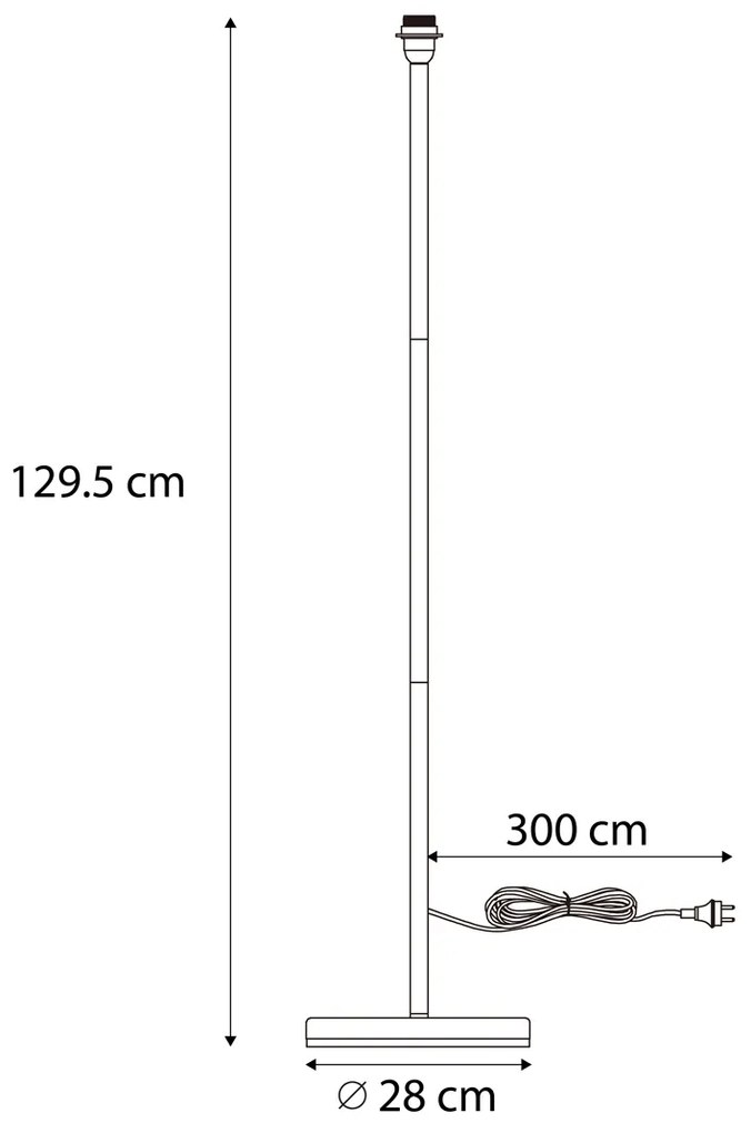 Kültéri állólámpa fehér - Virginia Foot