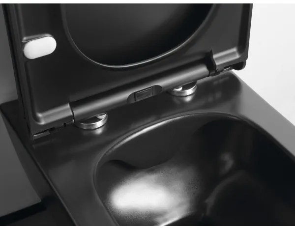 Sapho - Függesztett WC AVVA kerámia/fekete