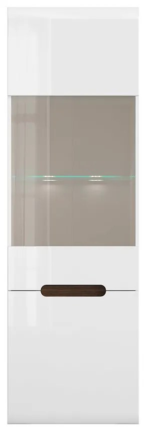 Vitrin Azteca Trio REG1W1D/19/6 (Fehér + Fényes fehér). Akció -18%. 1004822