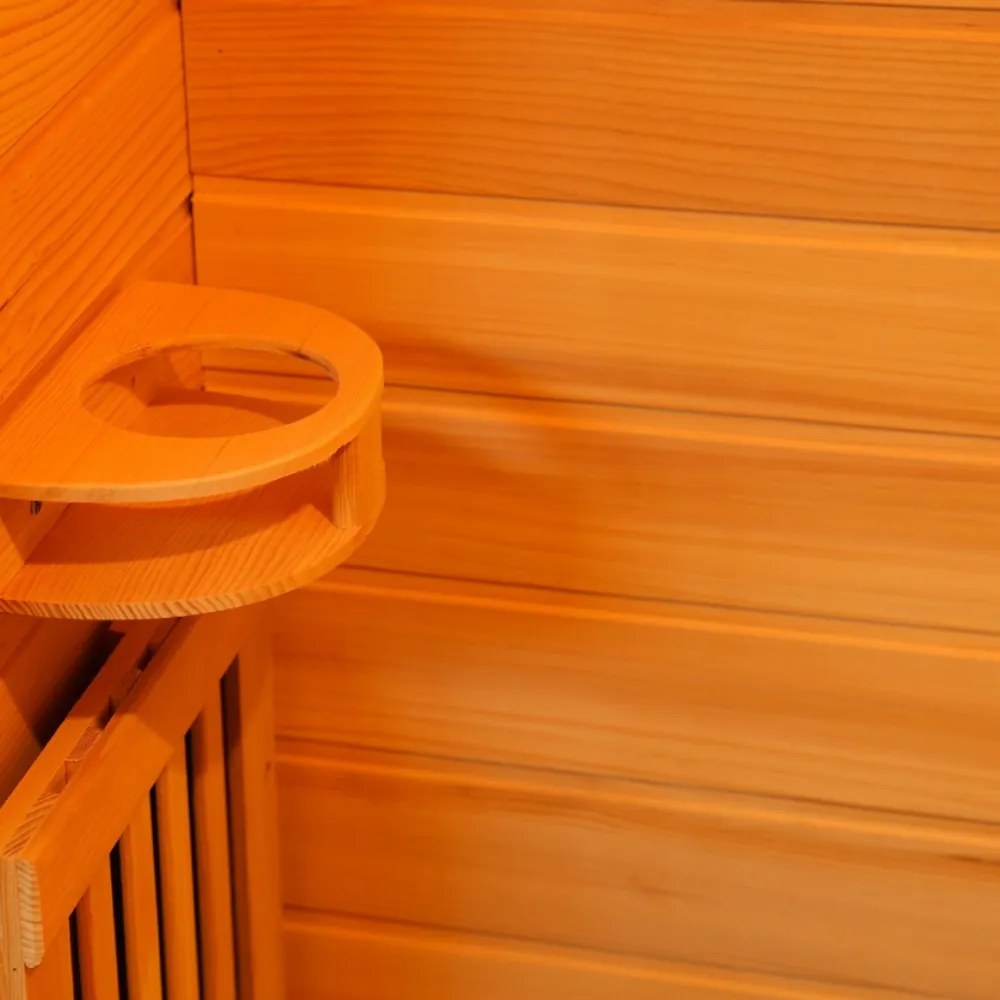 Sauna DeLuxe 3003 Carbon, világosbarna