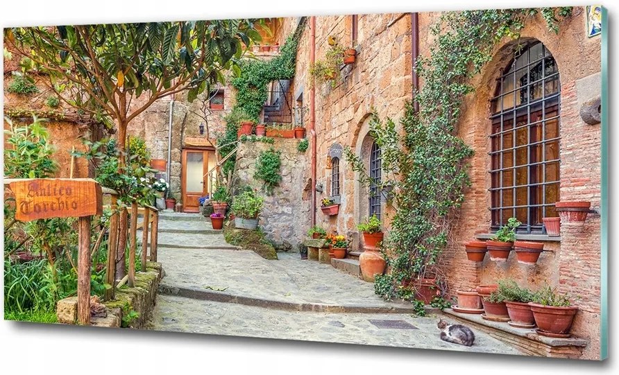 Fotótapéta üvegfalra Olasz utcák 100x70