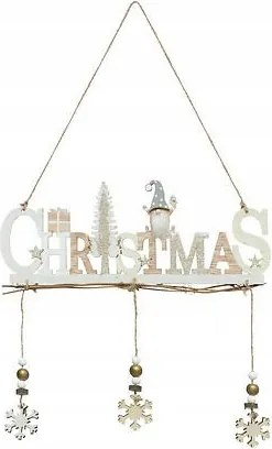 Függő dekoráció Christmas 29,5 cm fa
