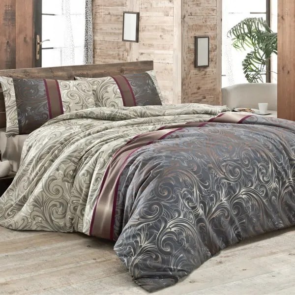 Charlotte TiaHome pamut lepedők - 2x Párna 90x70cm, 1x Paplan 200x220cm