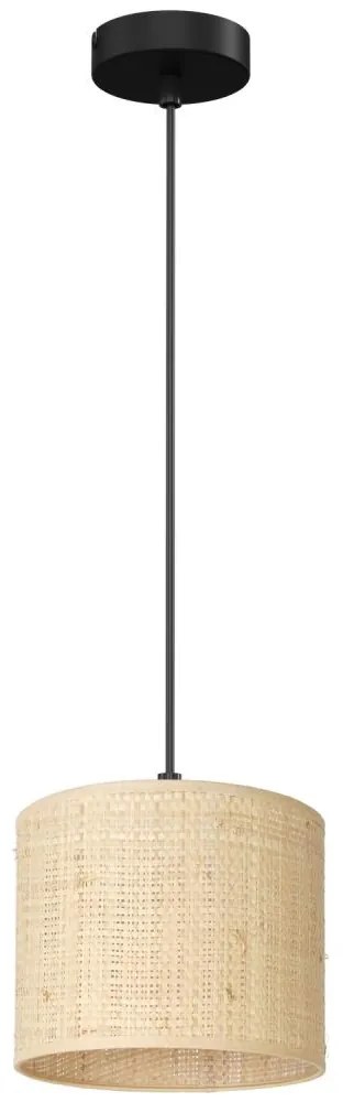 Csillár zsinóron RATTAN 1xE27/60W/230V á. 18 cm rattan