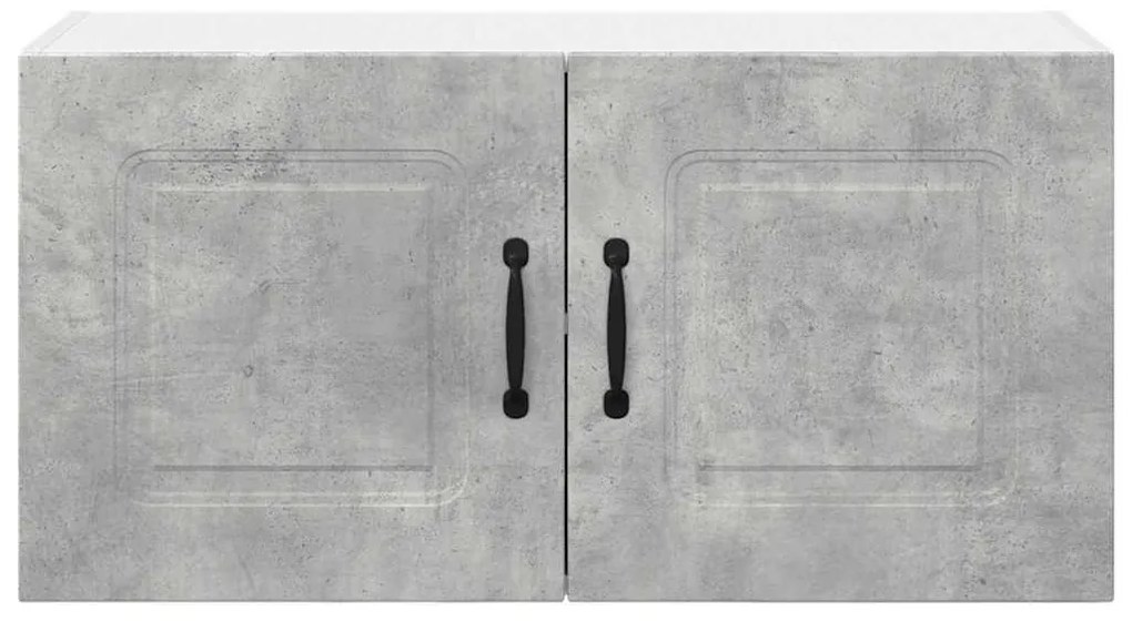 Fali konyhaszekrény Beton Szürke 80 x 31 x 40 cm Faanyag