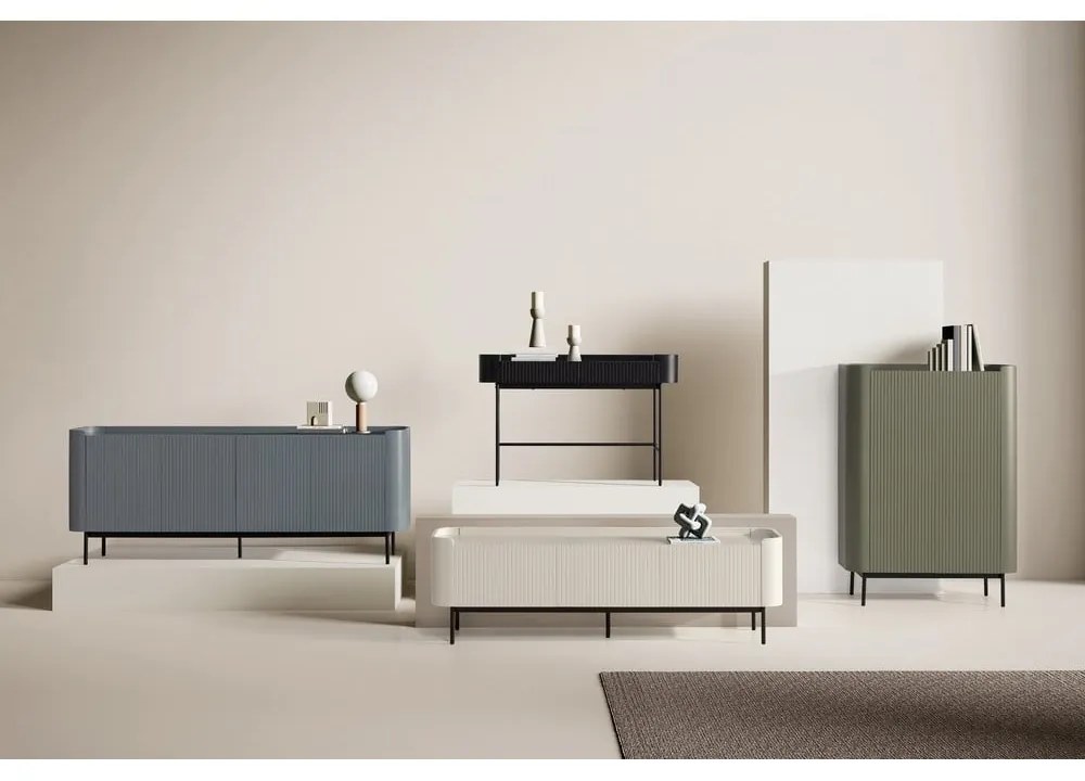 Zöld TV-állvány 180x55x40 cm Willa – MOME