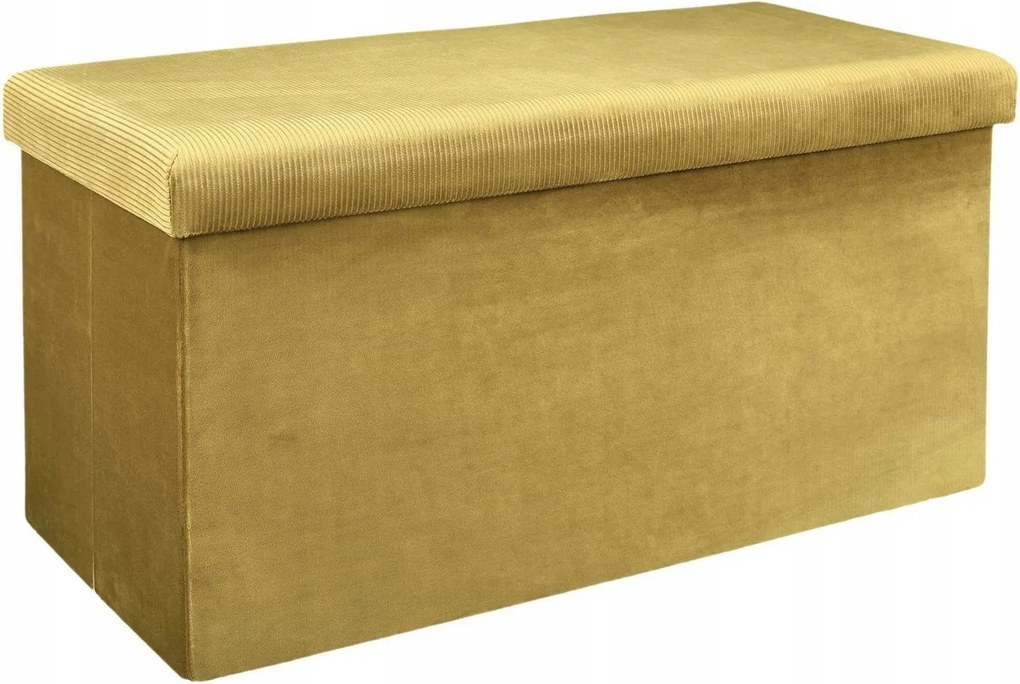 Puff Ülőfelület Tárolórekesszel Intesi Velse Arany