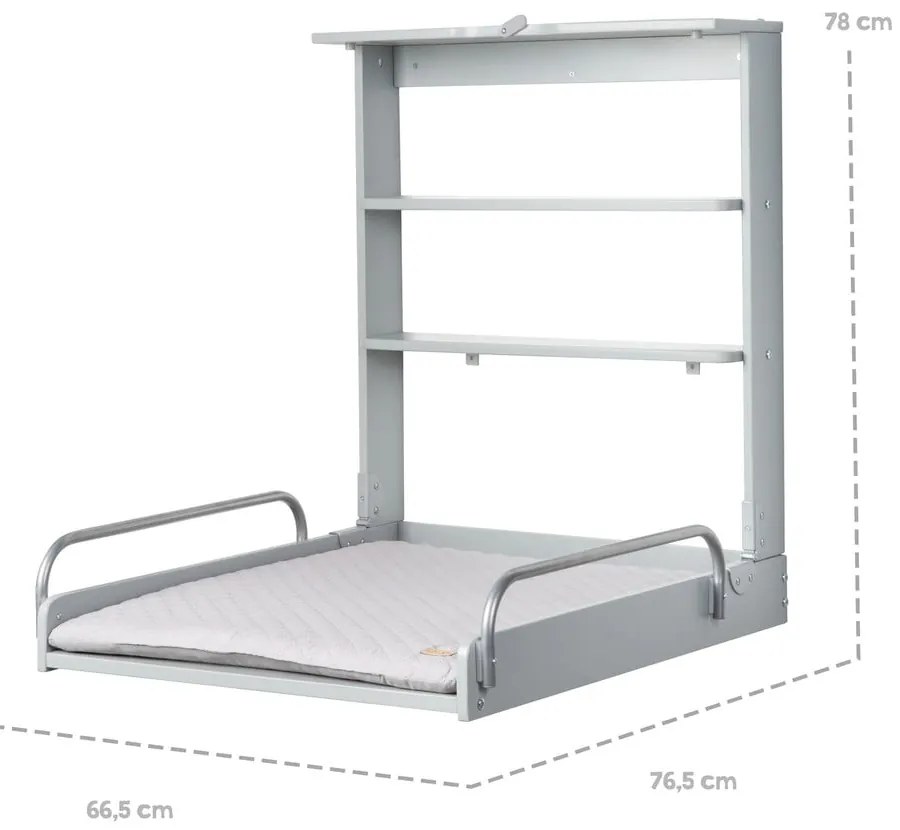 Zöld-szürke függő pelenkázó Roba style - Roba