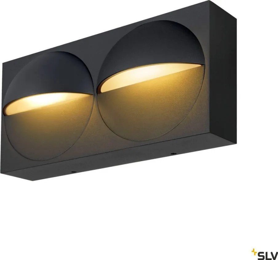 SLV 1007668 LID Modern Kültéri Fali Lámpa Antracit LED IP65