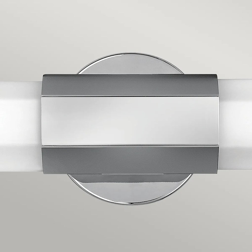 Quintiesse modern fürdőszobai lámpa facet opál csiszolt króm elsqnfacetled2pcbath IP44
