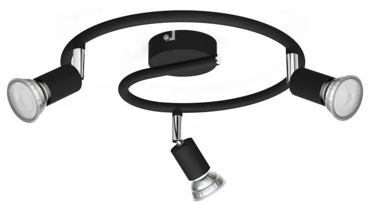 Philips Philips - Spotlámpa LIMBALI 3xGU10/50W/230V fekete P5844