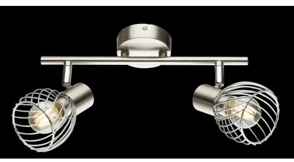 Globo 54809-2 - Spotlámpa TEXAS 2xE14/40W/230V matt króm