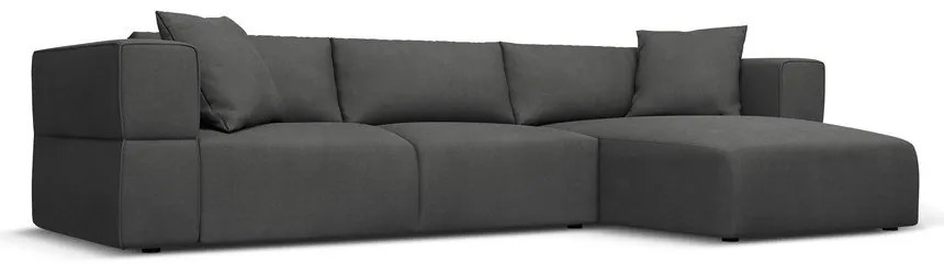 Sötétszürke sarokkanapé (jobb oldali) Esther – Milo Casa