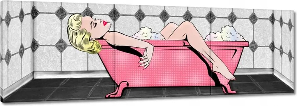 Festmények 150x50 Marylin Monroe a kádban