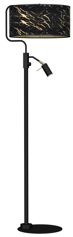 Állólámpa SENSO 1xE27/40W/230V + 1xGU10/7W fekete