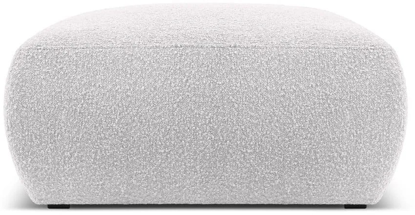 Világosszürke buklé puff Molino – Micadoni Home