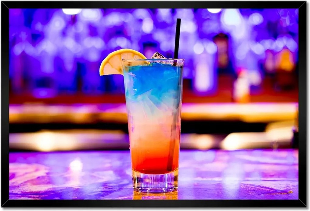 Poszterek keretben 60x40 Színes ital