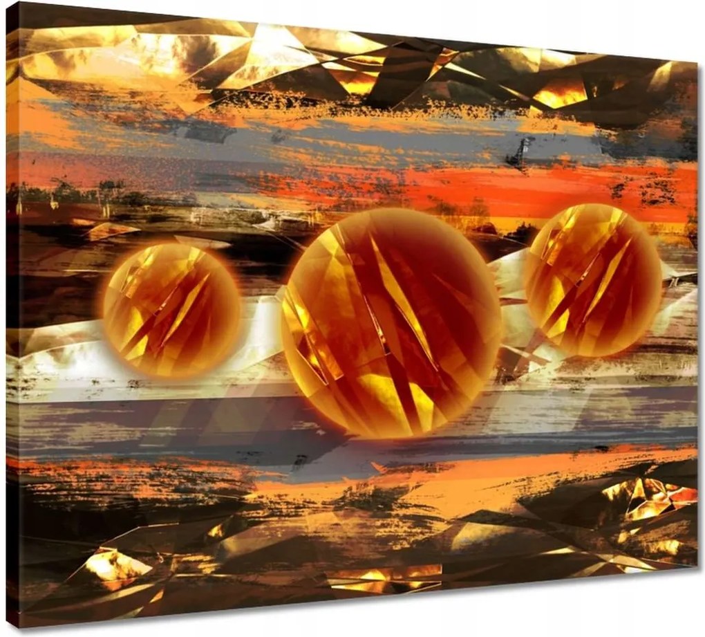 Vászonkép 50x40 Kíváncsi gömbök