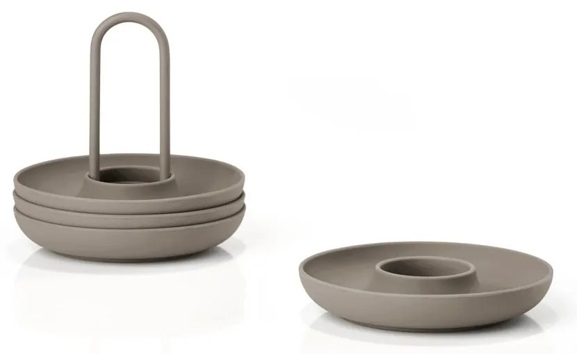 Fém lágytojás tartó szett 4 db-os Singles – Zone