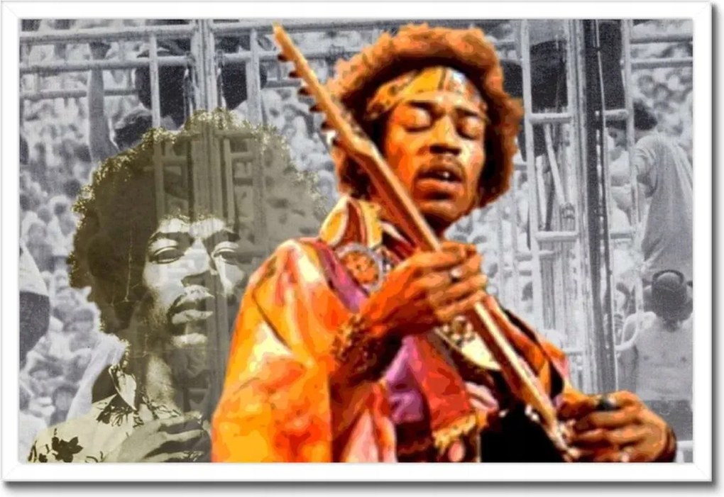 Poszterek keretben 60x40 Jimi Hendrix