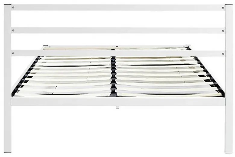 Bella fém ágykeret ajándék ágyráccsal, több méretben és színben-Fehér 160x200 cm-es-fehér
