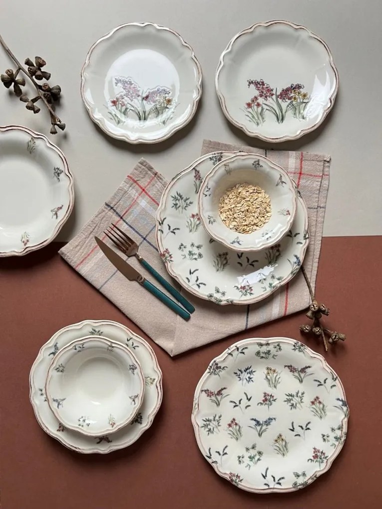 24 részes porcelán étkészlet