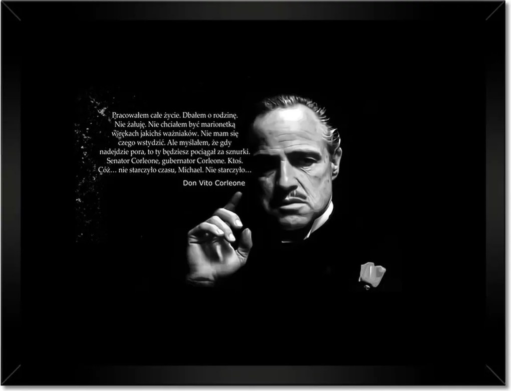 Poszterek keretben 40x30 Godfather Don Idézetek