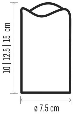 KÉSZLET 3x LED Karácsonyi dekoráció 3xLED/3x3AAA + távirányító