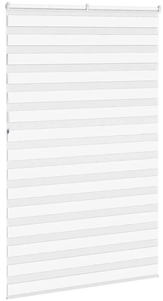 zebrafüggönnyel fehér szövetszélesség 135,9 cm poliészter