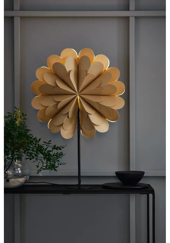 Aranyszínű fénydekoráció karácsonyi mintával ø 45 cm Maravilla – Markslöjd