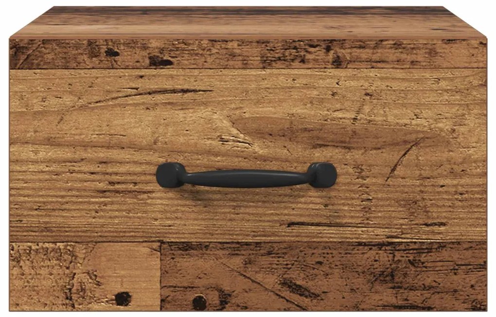 Éjjeliszekrény fiókkal Öreg fa 35 x 35 x 20 cm Faanyag