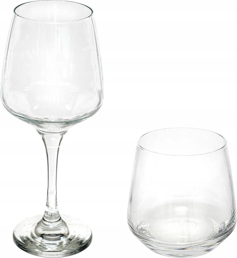 Üvegpohár Pohár Alacsony Szett Elaya 12 Részes 6 Személyes