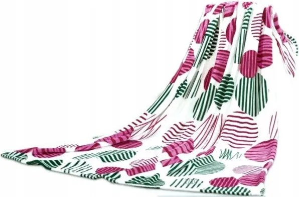 Mikroszálas ágytakaró 160x200 fehér rózsaszín