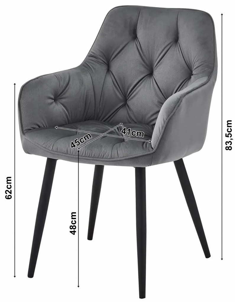 JORK VELVET bézs étkezőszék