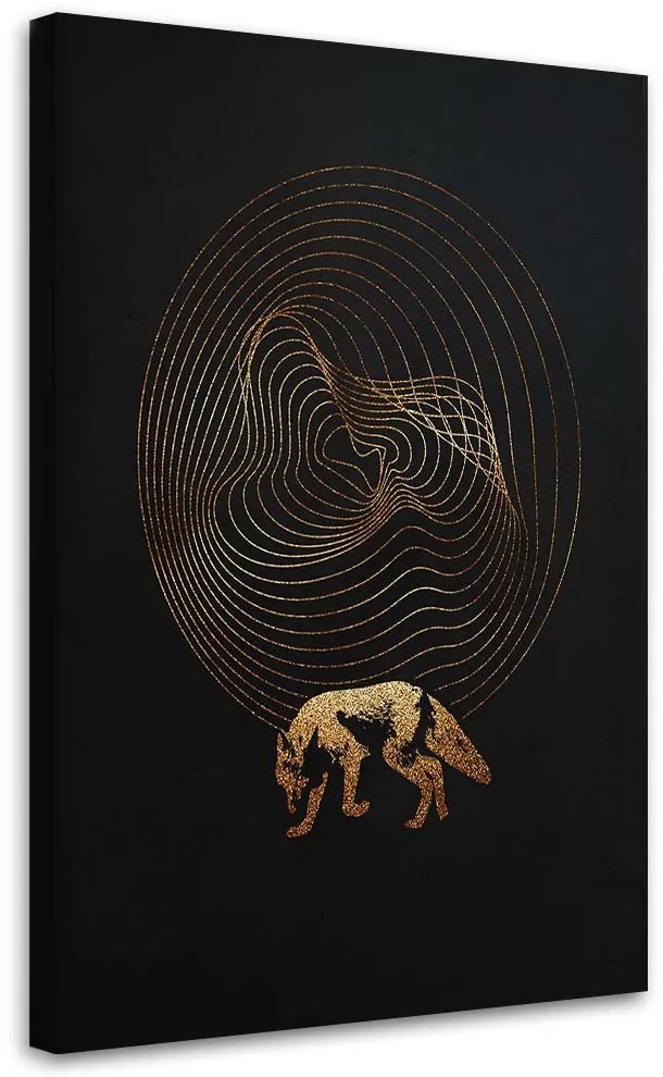 Gario Vászonkép Aranyszínu vonallal - Robert Farkas Méret: 70 x 100 cm