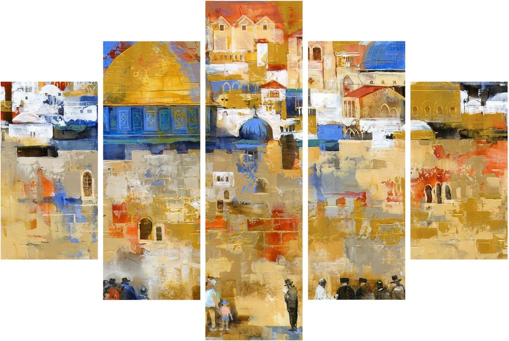 Kép - siratófal, Jerusalem, Israel (150x105 cm)