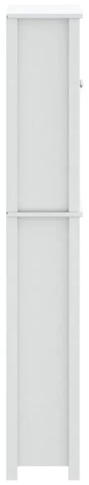 BERG fehér tömör fa WC feletti tároló 60 x 27 x 164,5 cm