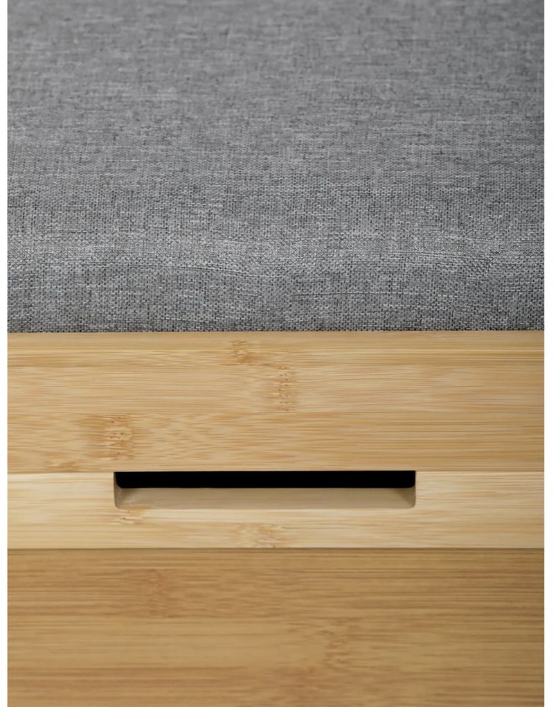 Autronic DR-N1014 GREY2 cipőtartó zsámollyal, 60 x 51 x 29 cm