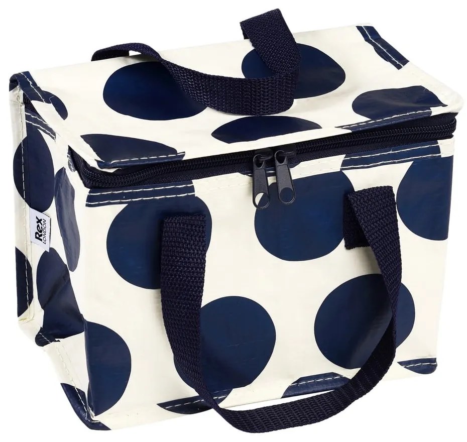 Kék-krémszínű hűtőtáska Spotlight – Rex London