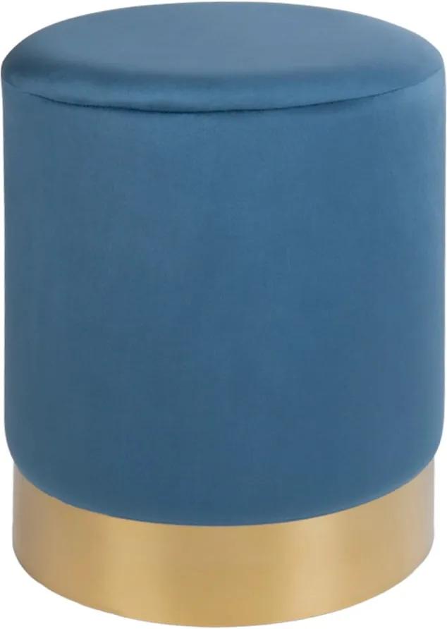 Gamby kék puff, ø 34 cm - House Nordic