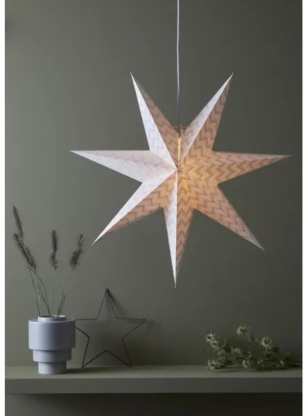 Markslöjd 705804 - Karácsonyi dekoráció ADMIRA 1xE14/25W/230V átm. 60 cm fehér