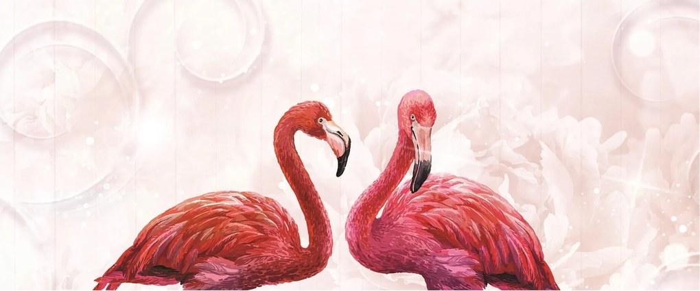 Flamingó Fotótapéta Flamingók Fotótapéta 250 x 104