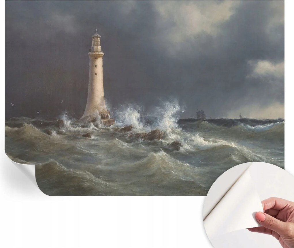 Fotótapéta Öntapadós Dekoratív tapéta Tengeri viharok 208x146 cm