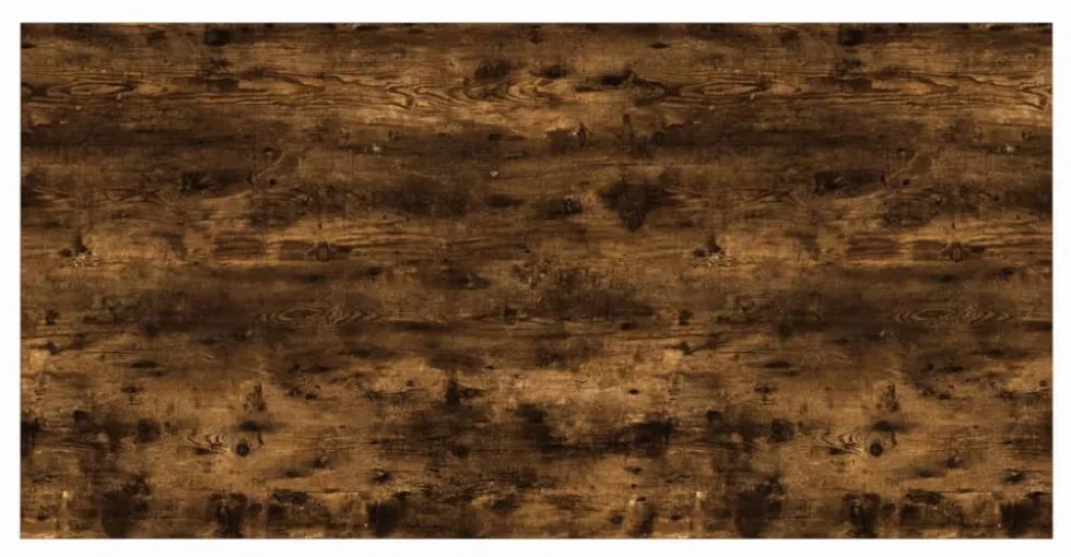 4 db füstös tölgy színű szerelt fa fali polc 80 x 40 x 1,5 cm