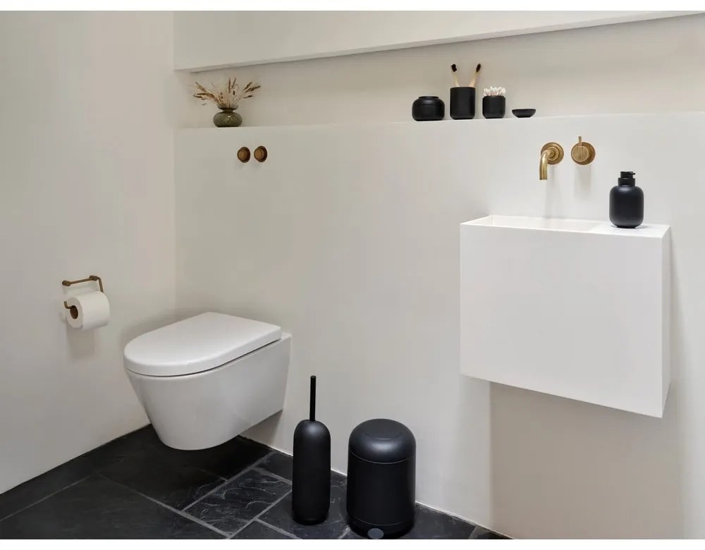 Fekete beton WC-kefe Sensu – Zone